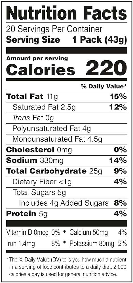 Lance Sandwich Crackers, ToastChee Peanut Butter, 20 Individually Wrapped Packs, 6 Sandwiches Each (Pack of 6) - Image 2