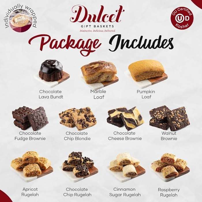 Dulcet Premium Gourmet Gift Basket For All Occassions - Fathers Day Gift Basket for Dad, Birthday Ideas, Thank You, Sympathy, Get Well, Holiday, and More - Personal Note Option Available - Image 3