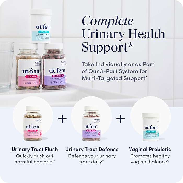UT-Fem Solution - D Mannose Supplements for Women, D-Mannose 2000mg Capsules, On-Demand Urinary Tract Flush, with Cranberry, Dmannose Pills - 60 Capsules - Image 7