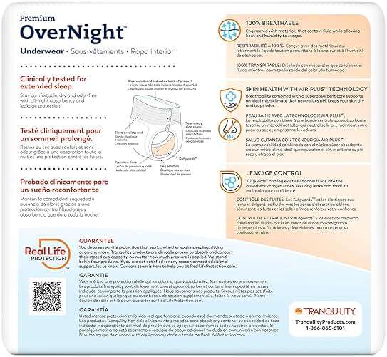 Tranquility Premium Overnight Disposable Absorbent Underwear (18 Count) - M, 34-48 in. Waist - Maximum Absorbency, All-Night Sleep, Breathable Comfort, Adult Diapers - Image 12