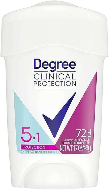 Degree Clinical Strength Antiperspirant Deodorant Original Soft Solid 96-Hour Sweat and Odor Protection 5x Types of Sweat 1.6 oz - Image 1