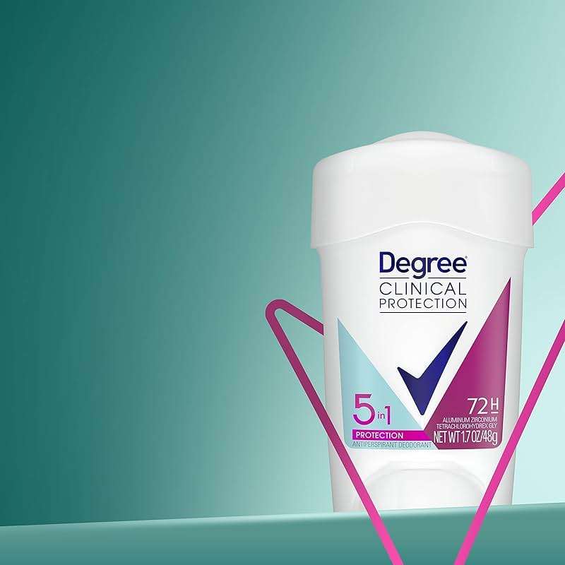Degree Clinical Strength Antiperspirant Deodorant Original Soft Solid 96-Hour Sweat and Odor Protection 5x Types of Sweat 1.6 oz - Image 14