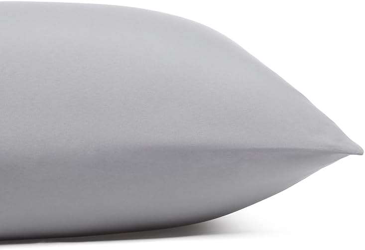 Amazon Basics Lightweight Super Soft Comfortable Breathable Wrinkle Resistant Brushed Microfiber 4-Piece Bed Sheet Set with 14-Inch Deep Pockets, Queen, Dark Gray, Solid - Image 5
