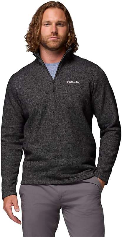 Columbia Men's Big Great Hart Mountain III Big & Tall Half Zip - Image 1