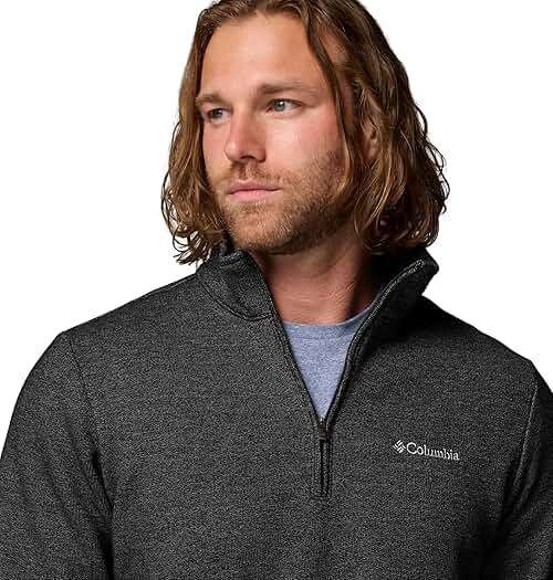 Columbia Men's Big Great Hart Mountain III Big & Tall Half Zip - Image 4