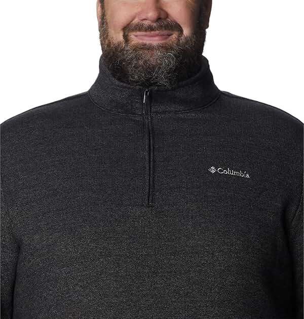 Columbia Men's Big Great Hart Mountain III Big & Tall Half Zip - Image 8
