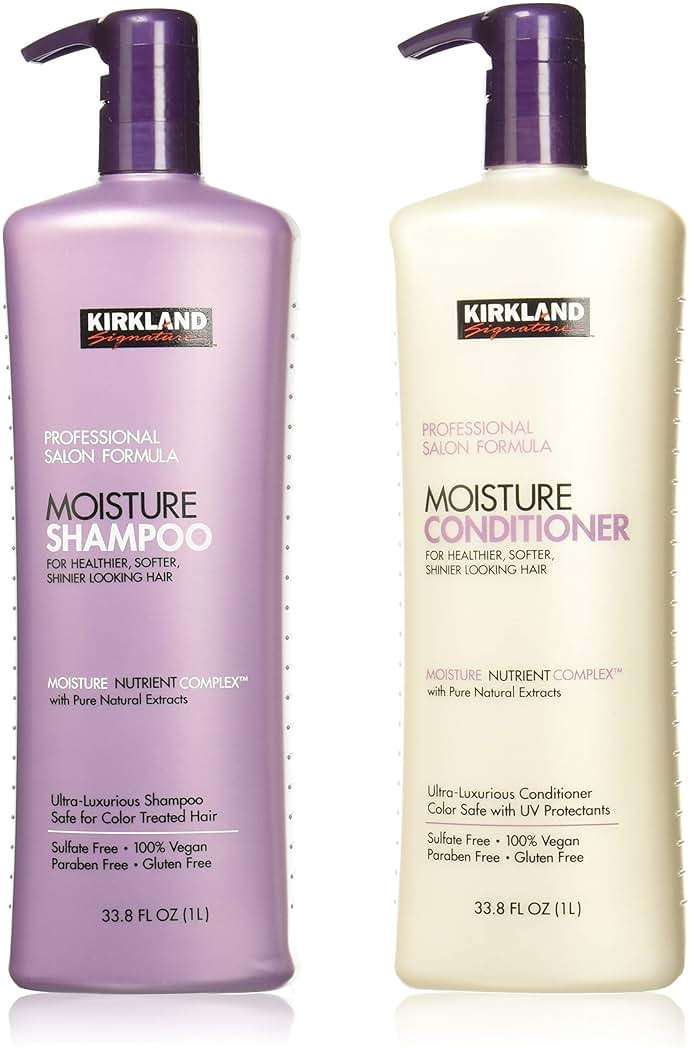 Salon Formula Moisture Shampoo 33.8 Oz & Conditioner 33.8 Oz - Image 1