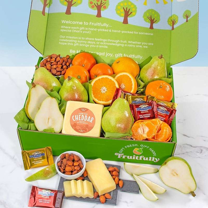 A Gift Inside Harvest Favorites Fruit and Gourmet Gift Box - Image 3