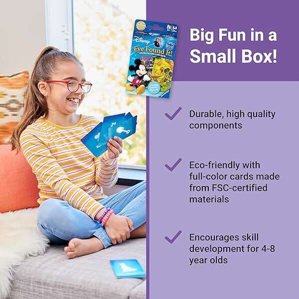 Ravensburger Eye Found It! World of Disney Card Game - Fun and Educational Spot It for Toddlers, Preschoolers, Boy and Girls Ages 3-8 - Family-Friendly for Endless Fun - Image 3