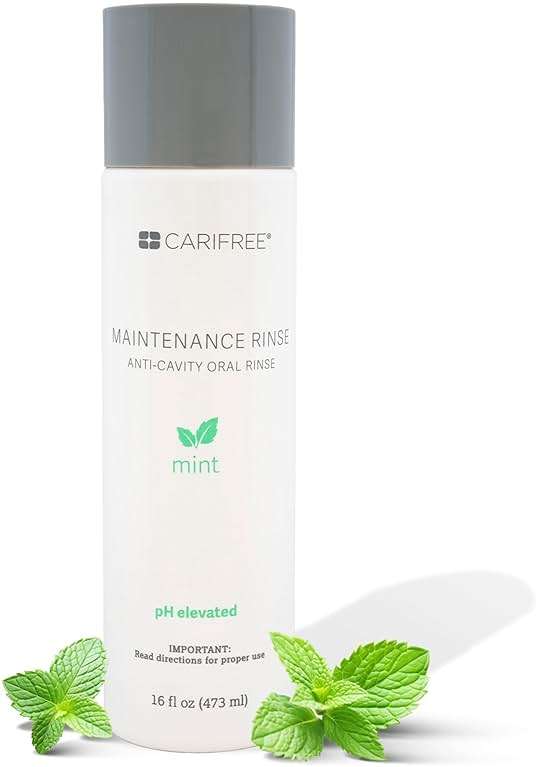 CariFree Maintenance Rinse, Mint Flavored, Anti-Cavity Fluoride Mouthwash, Dentist Recommended, Prevents Oral Decay, Freshens Breath, Alcohol-Free, Neutralizes pH (Previously CTx3) - Image 2