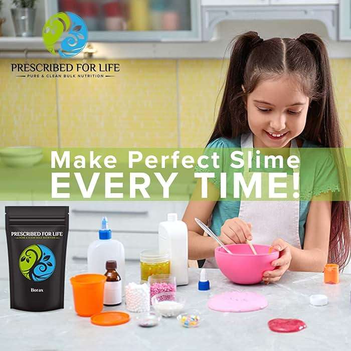 Prescribed for Life Borax Powder, Household Laundry Booster, Slime Activator & Multipurpose Cleaning Powder, All Natural Sodium Borate Powder, 1 lb - Image 5