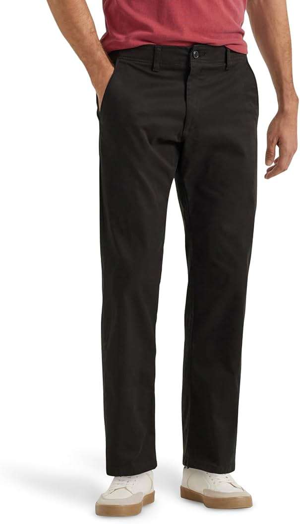 Lee Men's Extreme Motion Flat Front Regular Straight Pant - Image 1