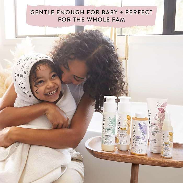 The Honest Company Silicone-Free Conditioner, Gentle Tear-Free, Hypoallergenic, Baby Hair Care with Naturally Derived Ingredients, Citrus Vanilla Refresh, 10 fl oz - Image 4