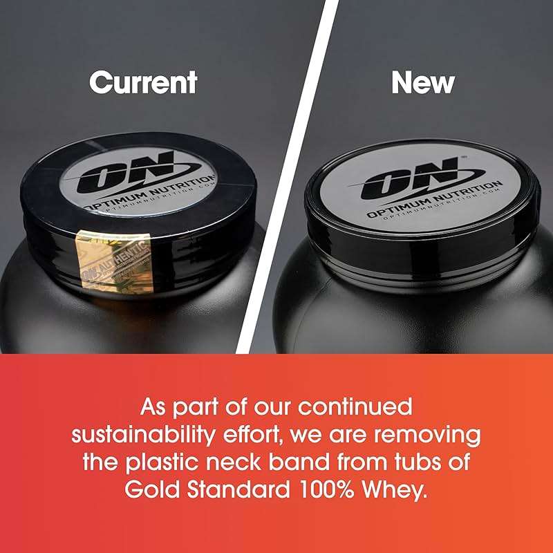 Optimum Nutrition Gold Standard 100% Whey Naturally Flavored Protein Powder 4.8 (Packaging May Vary), Vanilla, 76.8 Ounce - Image 4