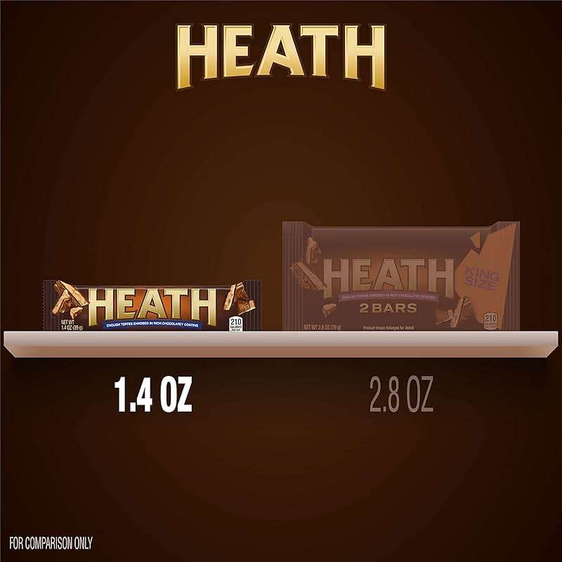 HEATH Chocolatey English Toffee Candy Bars, 1.4 oz (18 Count) - Image 4