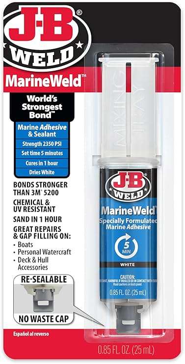 J-B Weld 50172 25 ml. MarineWeld Syringe - Image 1