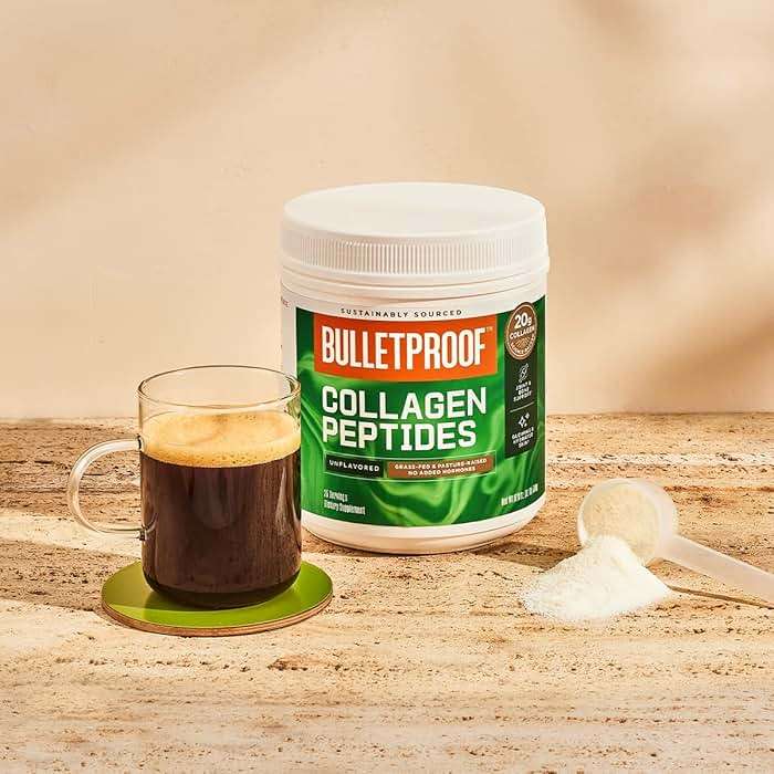 Bulletproof Unflavored Collagen Peptides Powder, 20g Grass-Fed Collagen Protein and Amino Acids for Skin, Bones and Joints, 17.6 Ounces - Image 4