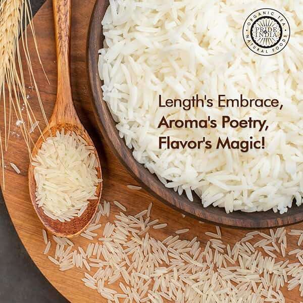 Pride of India Basmati Rice 3 lb | Extra Long Grain Indian Basmati Rice Naturally Aged 2 Years | Non Sticky Aromatic White Basmati Rice for Cooking Biryani, Fried Rice & Everyday Meals - Image 3