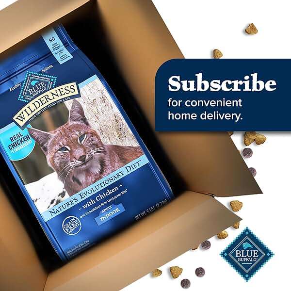 Blue Buffalo Wilderness Chicken Natural High-Protein Grain-Free Dry Food for Adult Indoor Cats, Real Chicken First, Antioxidant-Rich LifeSource Bits Support Immunity, Promotes Strong Muscles, 11 lbs. - Image 13