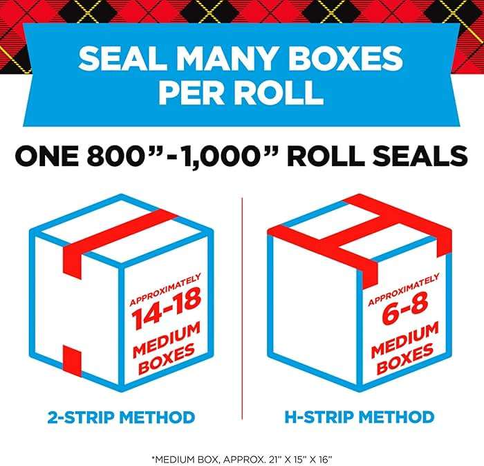 Scotch Heavy Duty Packaging Tape, 2 Inches x 800 Inches, Clear - 2 Count - Image 4