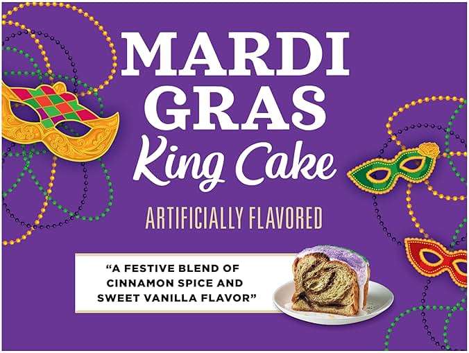 Community Coffee Mardi Gras King Cake Flavored 12 Ounces, Medium Roast Ground Coffee, 12 Ounce Bag (Pack of 1) - Image 7