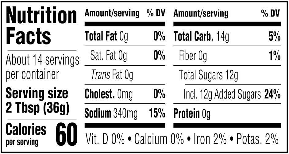 Kraft Hint of Honey Slow-Simmered Barbecue BBQ Sauce, 18 oz Bottle - Image 2