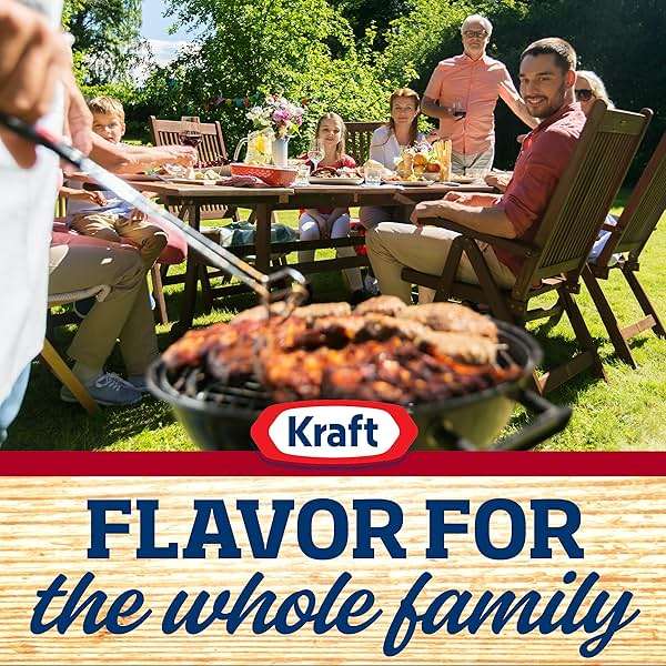 Kraft Hint of Honey Slow-Simmered Barbecue BBQ Sauce, 18 oz Bottle - Image 5