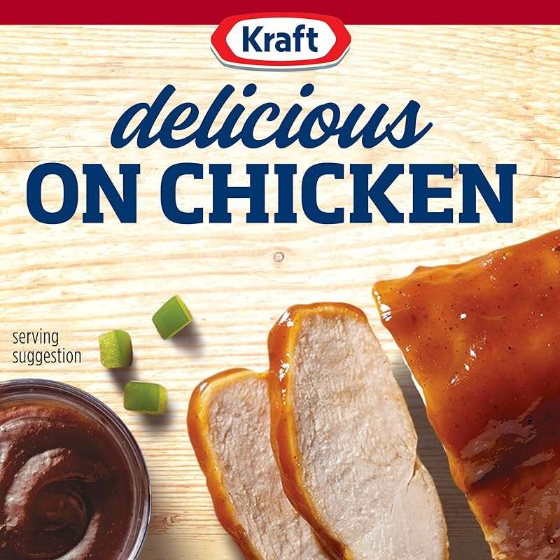 Kraft Hint of Honey Slow-Simmered Barbecue BBQ Sauce, 18 oz Bottle - Image 9