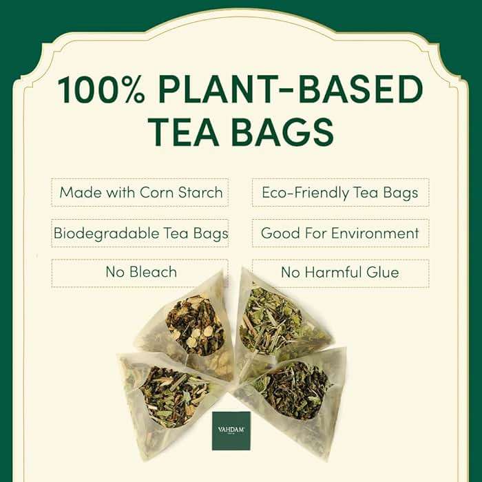 VAHDAM, Assorted Chai Tea Bags Sampler (5 Flavors, 20 Ecofriendly Pyramid Tea bags) I Christmas 2025 Gift Ideas for Women & Men | Masala Chai Tea Varieties from India | Gluten Free & Non GMO - Image 3