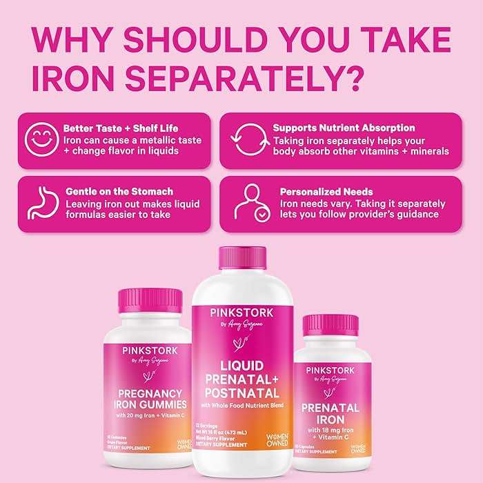 Pink Stork Liquid Prenatal Vitamins for Women - Berry Flavor Organic Food Blend - Fertility, Pregnancy, Postpartum Essentials - Morning Sickness Support - Breastfeeding & Lactation - 32 Servings - Image 3