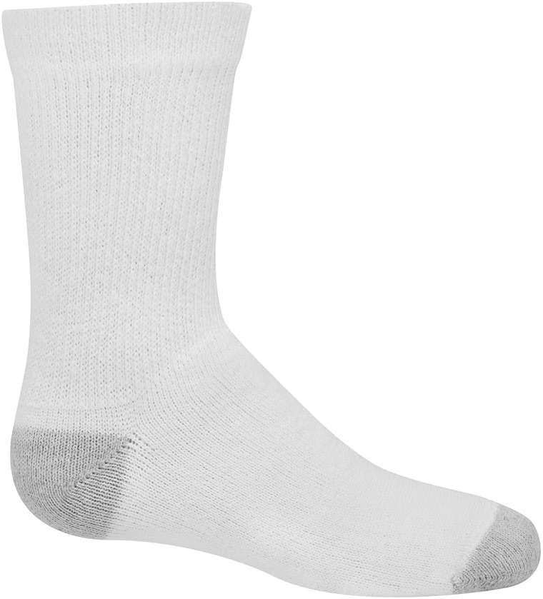 Hanes Boys' Socks Pack, Double Tough Moisture Wicking Ankle, Crew, No Show Socks, 12 & 14 Pair Packs - Image 5