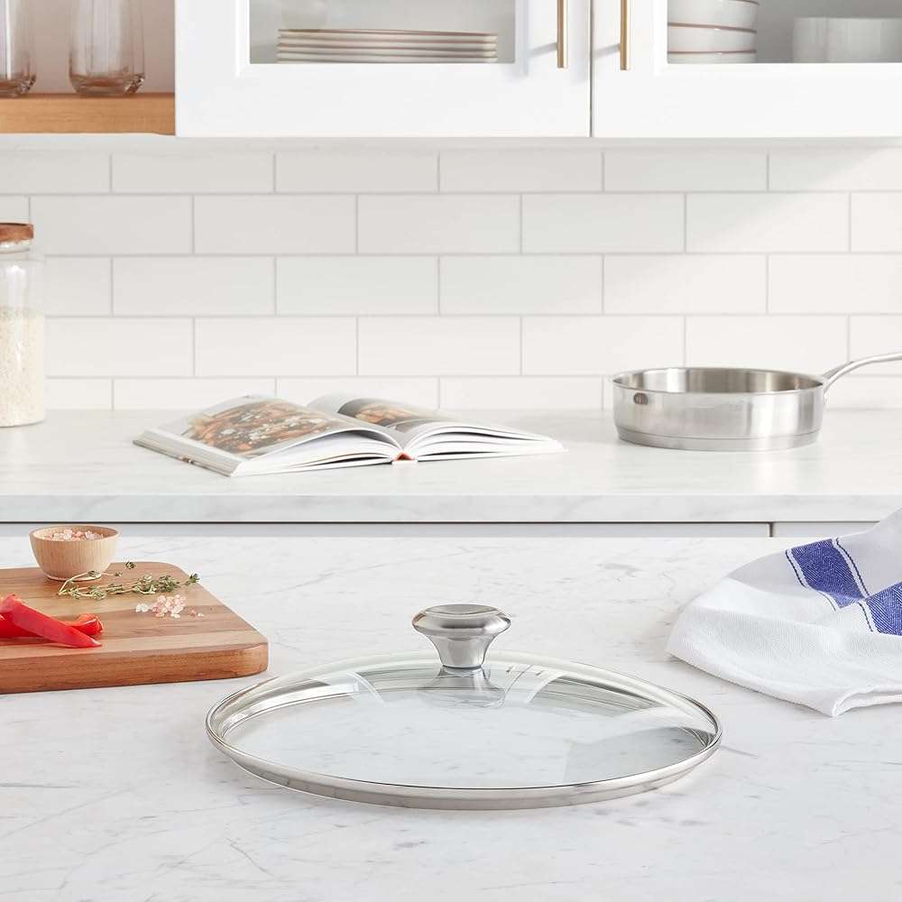 Le Creuset Signature Glass Lid with Stainless Steel Knob, 11" - Image 2
