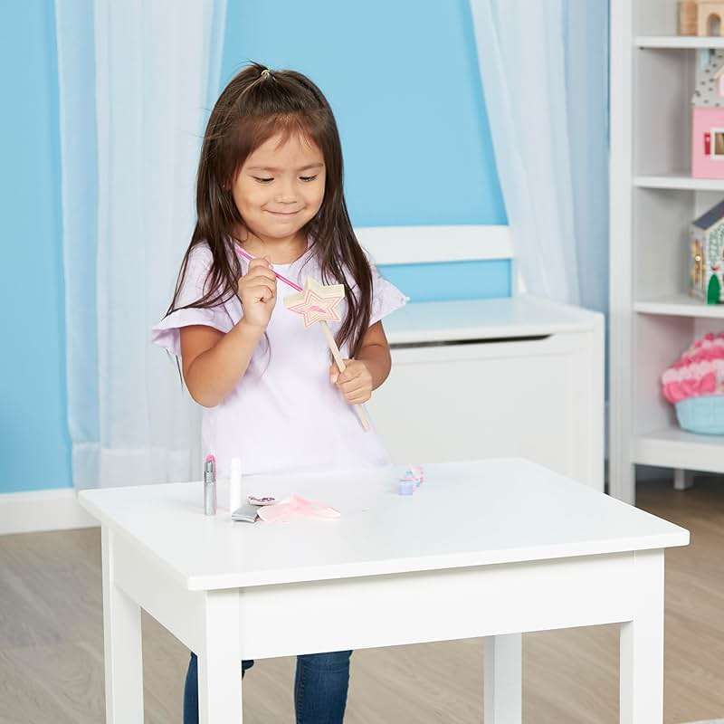 Melissa & Doug Created By Me! Paint & Decorate Your Own Wooden Princess Wand Craft Kit, Pink Princess Crafts Great for Rainy Days, Toys for Kids Ages 4+ - Image 7