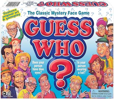 Guess Who? Board Game with Classic Characters by Winning Moves Games USA, Classic Children's Mystery Board Game of Deduction for 2 Players, Ages 6+ (1191) - Image 2