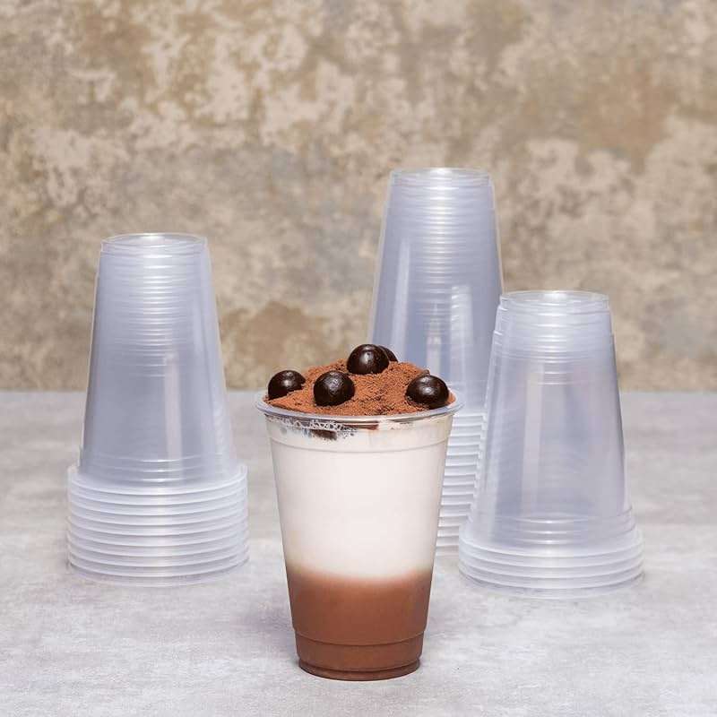 Karat [16oz - 2,000 ct] 95mm Translucent PP Plastic U-Rim Disposable Cups, Designed for Sealing Films (C1011) - Image 8