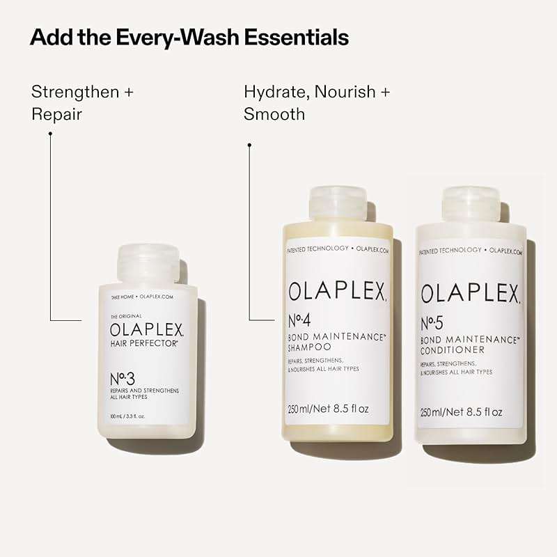 Olaplex N°.3PLUS Complete Repair Treatment: 3-minute Pre-shampoo Treatment to Immediately Repair Hair Damage for Softer, Stronger Hair | For Coily, Curly, Straight, and Wavy - Image 8