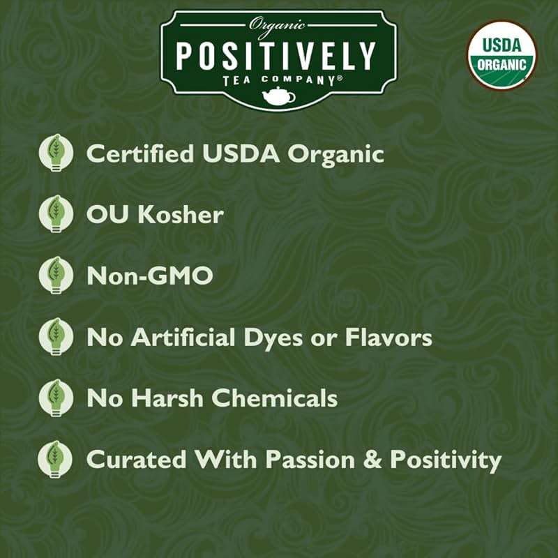 Organic Positively Tea Company, Pinhead Gunpowder Green Tea, Loose Leaf, 16 Ounce - Image 3