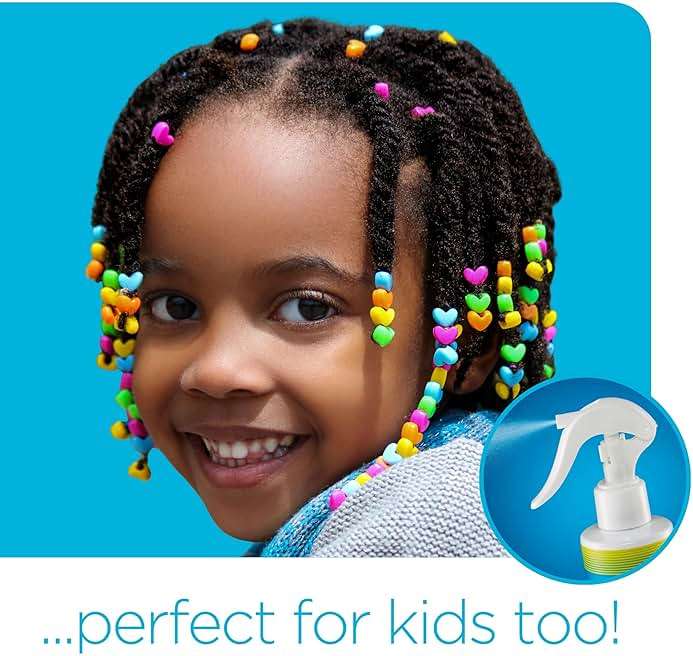 Naturaz Curly Hair Detangler Spray – Leave-In Conditioner Spray for Kids to Adults – Natural, Vegan – Softens Dry, Brittle, Damaged Curly and Coily Hair – Paraben, Silicone, Soy & Nut Free – 8 fl oz - Image 5