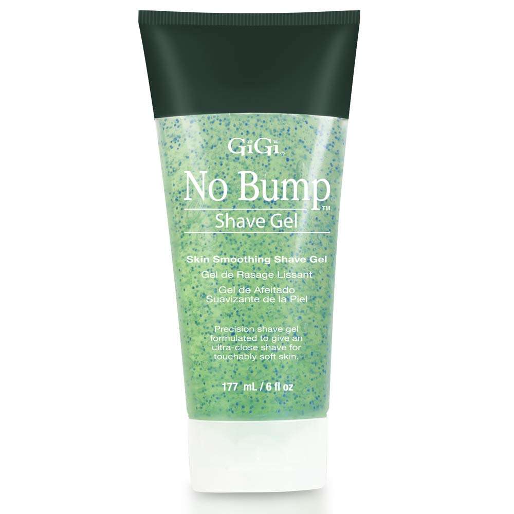 GiGi No Bump Skin Smoothing Shave Gel with Salicylic Acid, and Chamomile Extract, Prevents Ingrown Hairs, Bumps, and Razor Burns, 6 fl oz - 1 Pack - Image 1