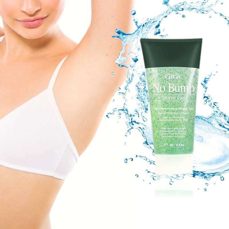 GiGi No Bump Skin Smoothing Shave Gel with Salicylic Acid, and Chamomile Extract, Prevents Ingrown Hairs, Bumps, and Razor Burns, 6 fl oz - 1 Pack - Image 3