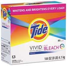 PROCTER & GAMBLE Laundry Detergent With Bleach, Tide Original Scent, Powder, 144 Oz Box, 2/carton - Image 1