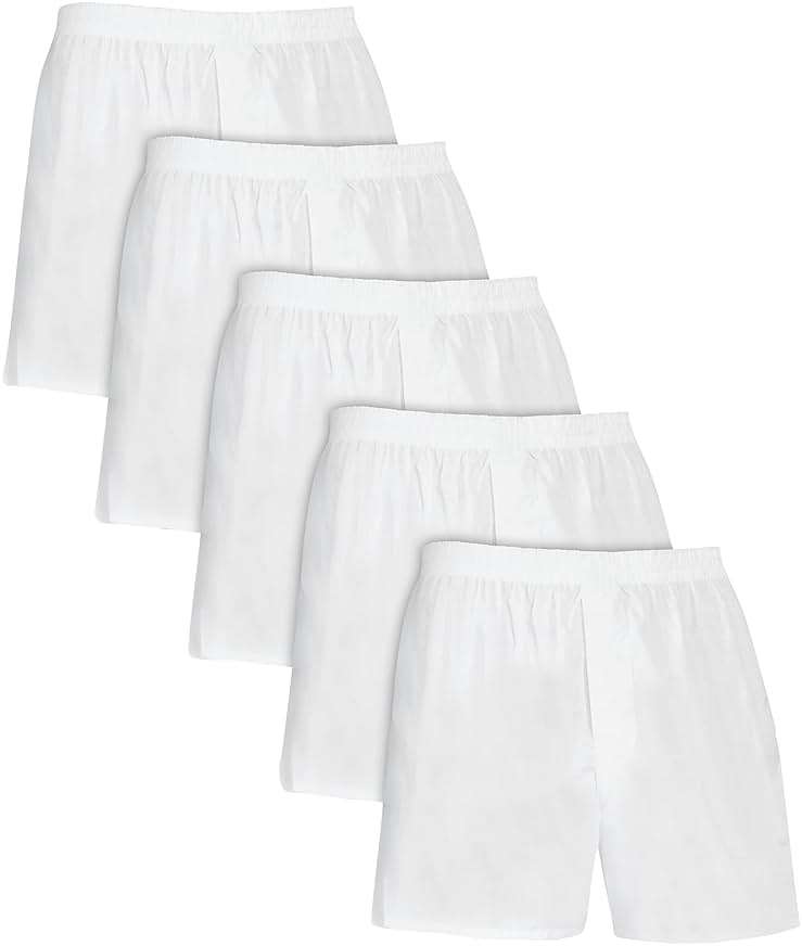 Fruit of the Loom Men's Tag Free Woven Boxer Shorts, Relaxed Fit, Moisture Wicking, Assorted Color Multipacks - Image 1