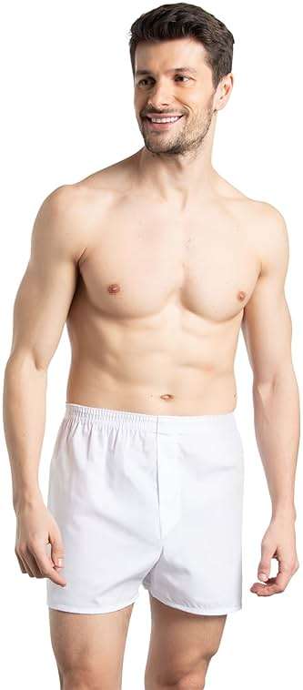 Fruit of the Loom Men's Tag Free Woven Boxer Shorts, Relaxed Fit, Moisture Wicking, Assorted Color Multipacks - Image 5
