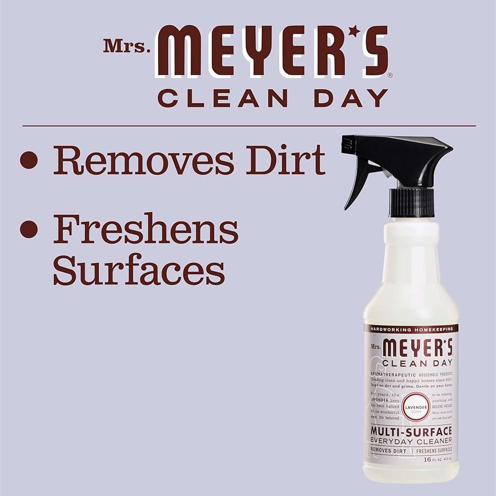 MRS. MEYER'S CLEAN DAY All-Purpose Cleaner Spray, Lavender, 16 fl. oz - Image 4