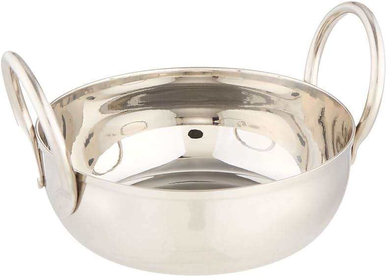 American Metalcraft BD35, Mini Cookware, 4.7 x 4.15 x 2.8 inches; 3.2 Ounces, Silver - Image 1