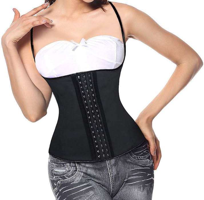 Charmian Women's Latex Underbust Waist Training Steel Boned Shapewear Corset - Image 2