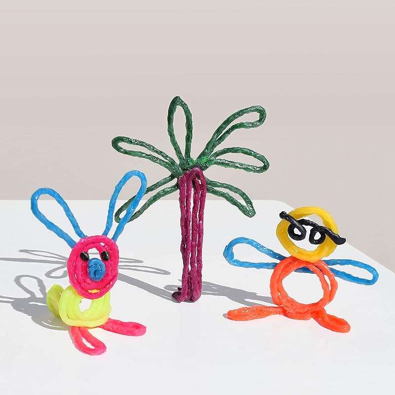 Wikki Stix Doodler Travel Toy for Kids – 24 Reusable Wax Sticks for Sensory Play, Screen-Free Airplane & Road Trip Activity, Mess-Free Fidget Craft for Ages 3+ Made in USA - Image 2