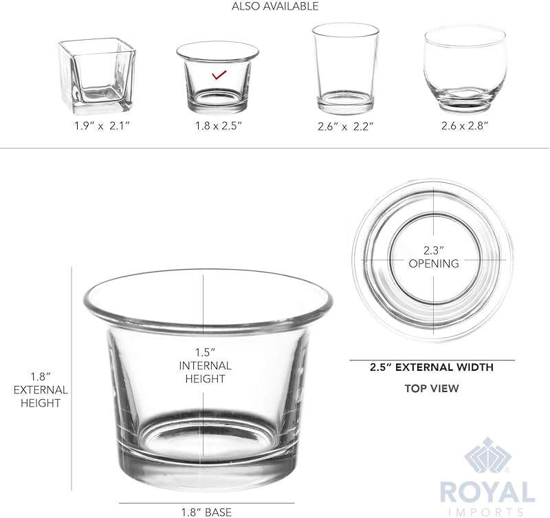 Royal Imports Candle Holder Hanging Oyster Votive Tealight Glass for Wedding, Birthday, Holiday & Home Decoration, Set of 36 - Image 3