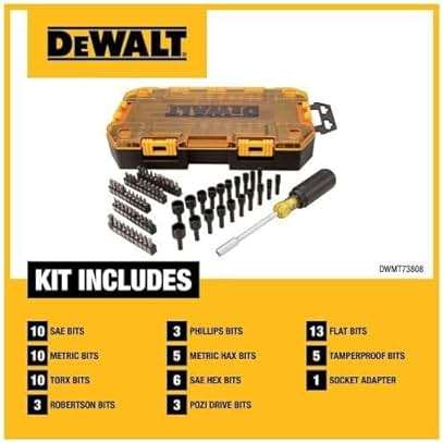 DEWALT Screwdriver Bit Set with Nut Drivers, 71-Piece (DWMT73808) - Image 3