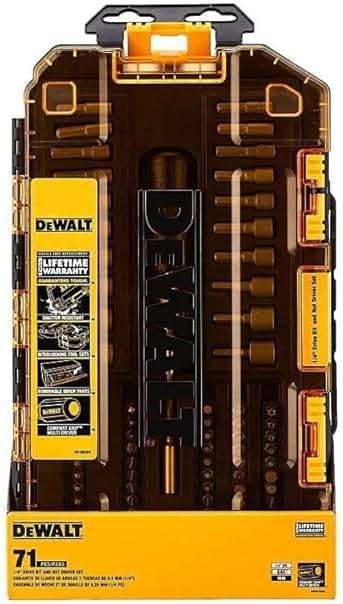 DEWALT Screwdriver Bit Set with Nut Drivers, 71-Piece (DWMT73808) - Image 7